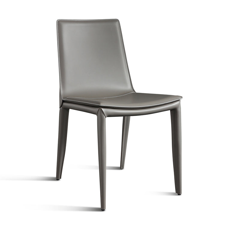 Metall zeitgenössische Esszimmerstühle Metallic Finish Parsons Essstühle