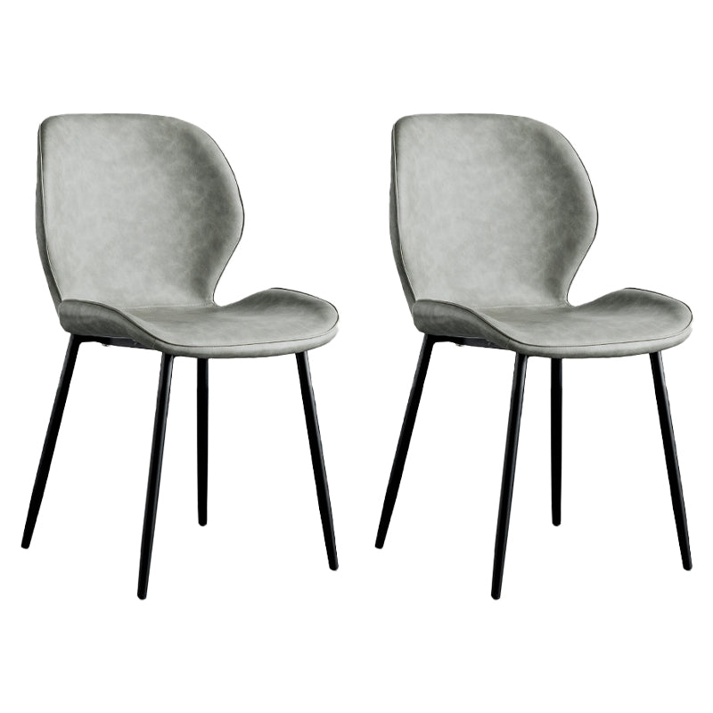 Moderne Metallküche Essnetzstuhl Schwarzer Flügelback Side Ess Side Chair