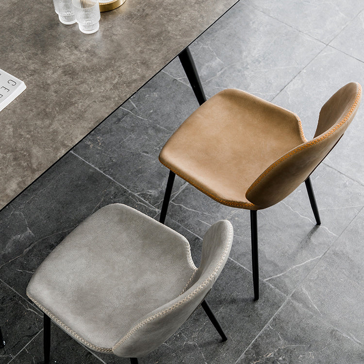 Moderne Metallküche Essnetzstuhl Schwarzer Flügelback Side Ess Side Chair