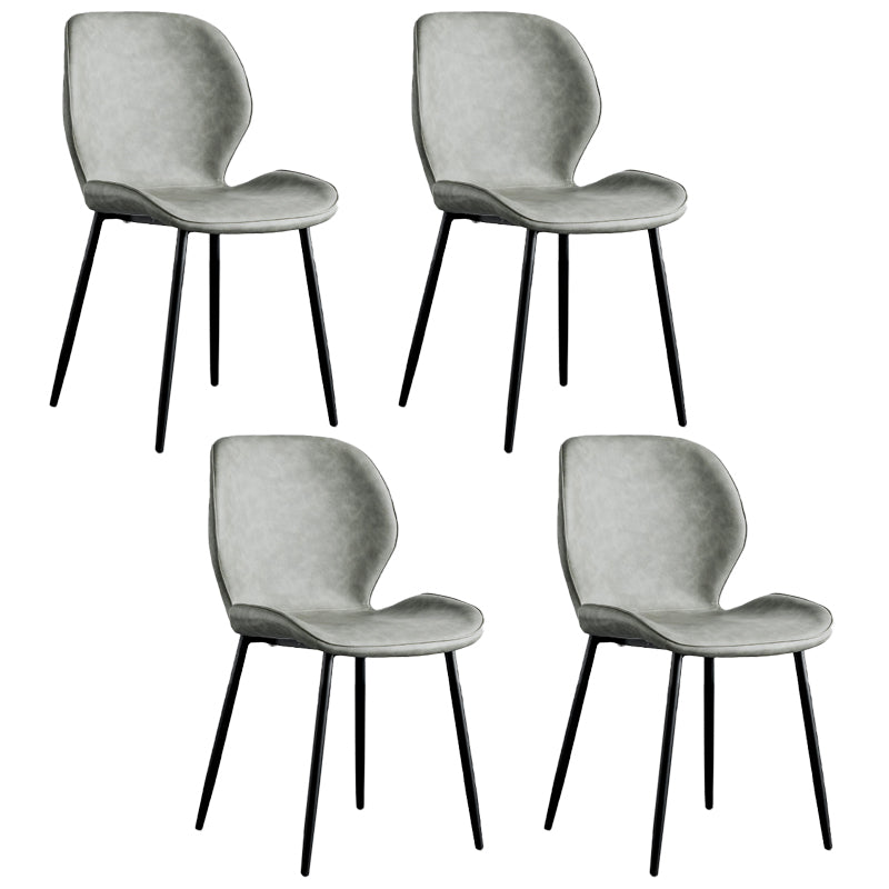 Moderne Metallküche Essnetzstuhl Schwarzer Flügelback Side Ess Side Chair