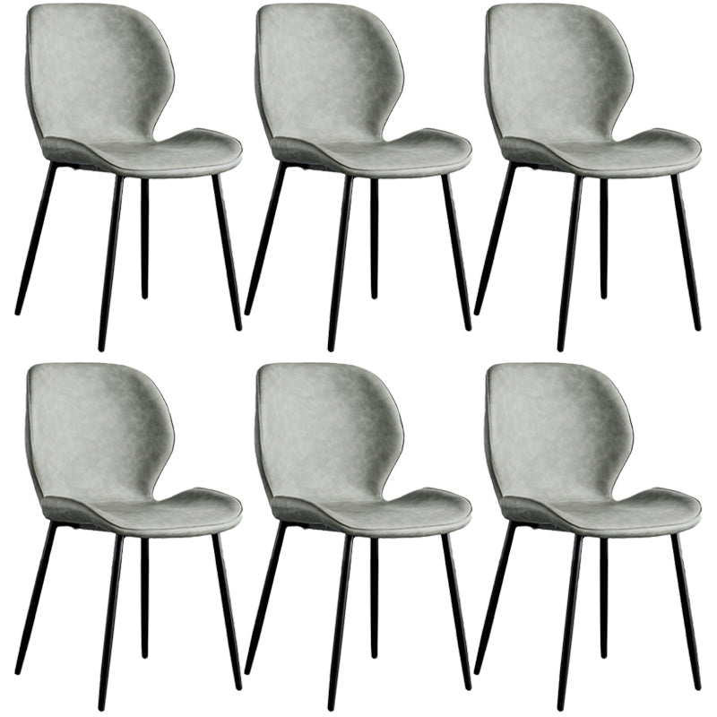 Moderne Metallküche Essnetzstuhl Schwarzer Flügelback Side Ess Side Chair