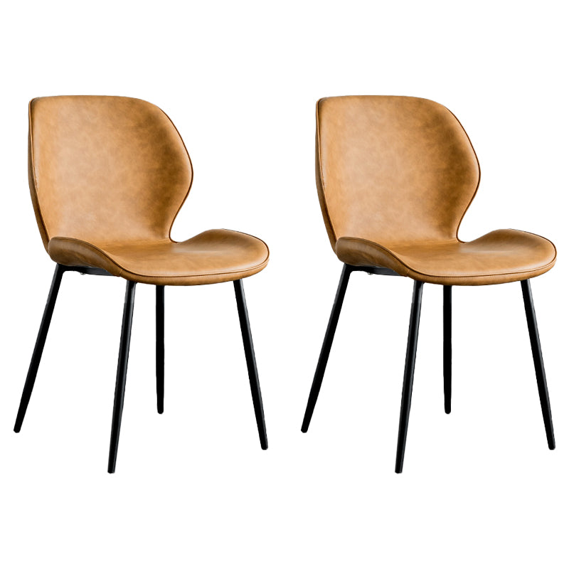 Moderne Metallküche Essnetzstuhl Schwarzer Flügelback Side Ess Side Chair