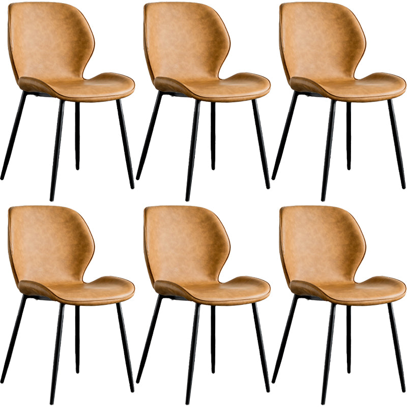 Moderne Metallküche Essnetzstuhl Schwarzer Flügelback Side Ess Side Chair