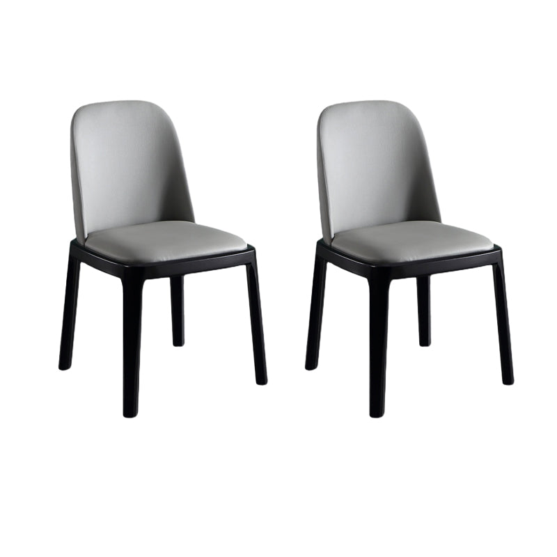 Massivholz moderner Esszimmerstühle Matte Finish Parson