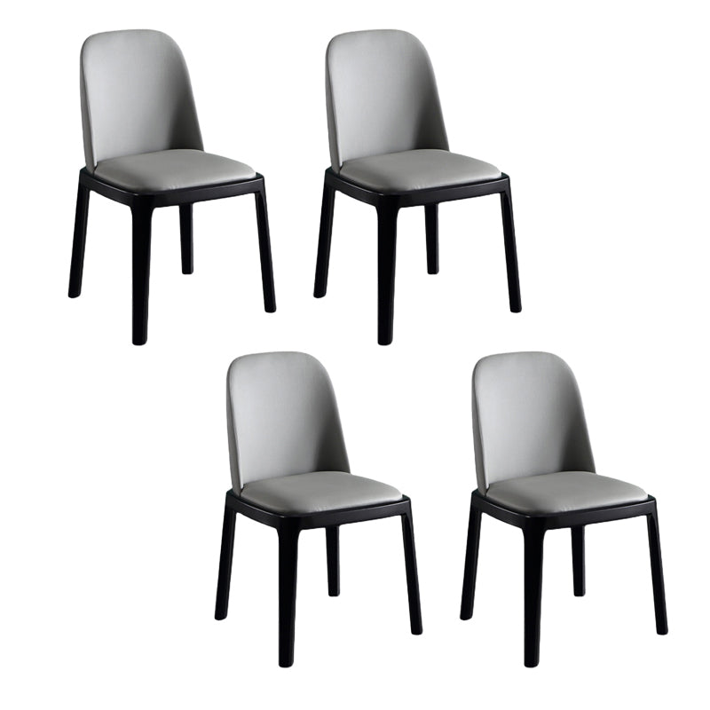 Massivholz moderner Esszimmerstühle Matte Finish Parson