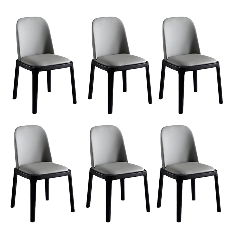 Massivholz moderner Esszimmerstühle Matte Finish Parson
