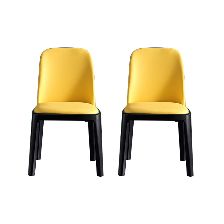Massivholz moderner Esszimmerstühle Matte Finish Parson