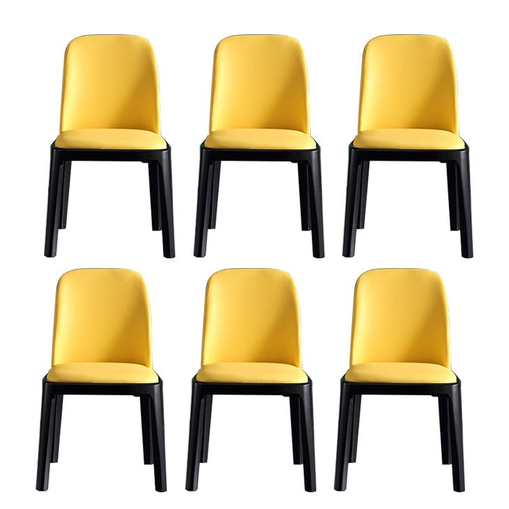 Massivholz moderner Esszimmerstühle Matte Finish Parson