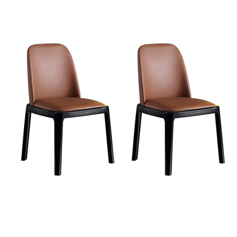 Massivholz moderner Esszimmerstühle Matte Finish Parson