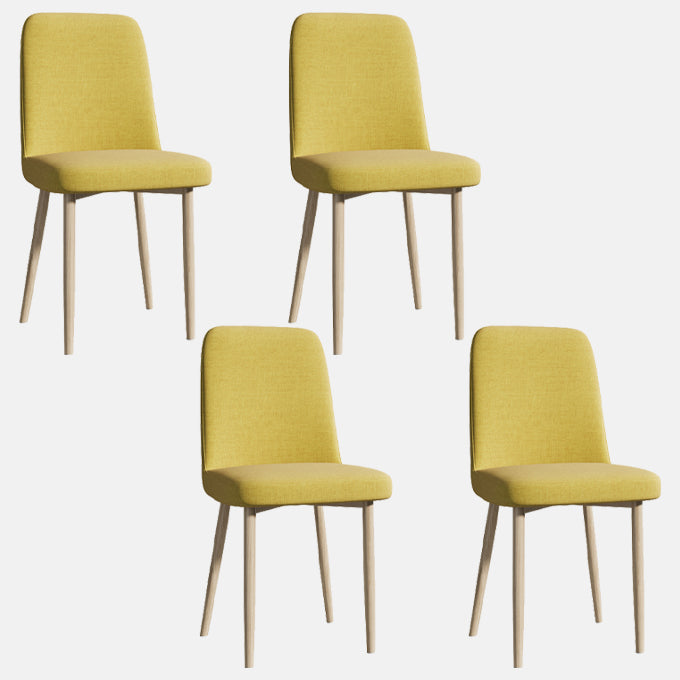 Hölzer Basis Indoor -Stuhl 16 '' Wide Parsons Stuhl mit 4 Beinen für das Restaurant
