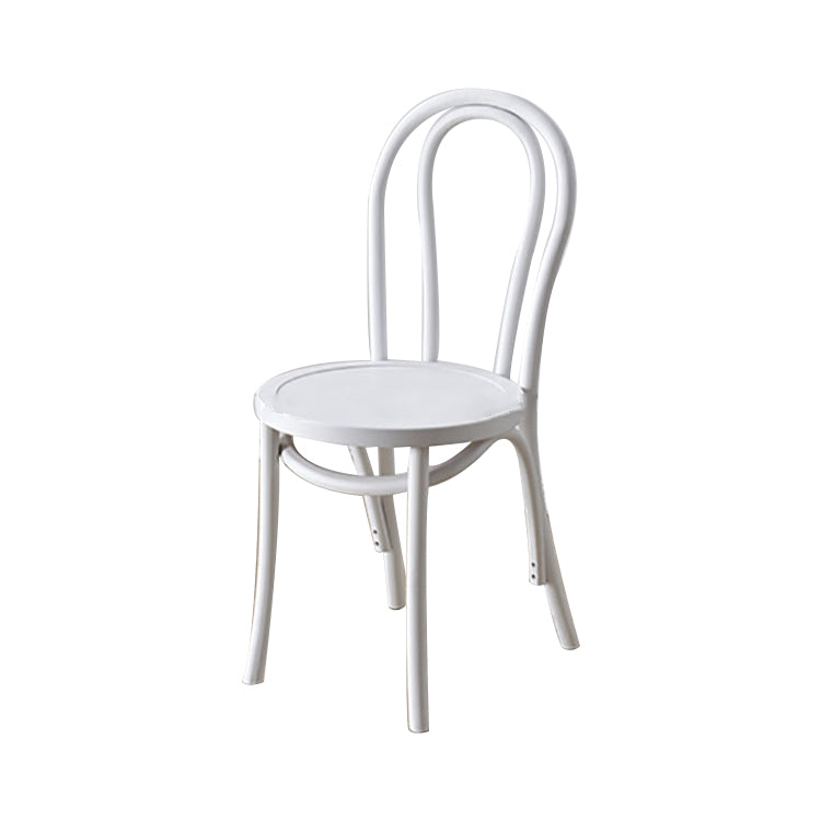 Moderne Küchen -Esszimmer Birch Holzstuhl Windsor Back Side Stühle Set Set