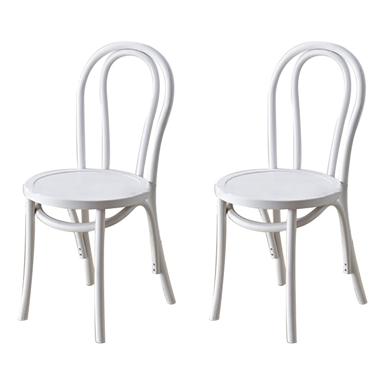 Moderne Küchen -Esszimmer Birch Holzstuhl Windsor Back Side Stühle Set Set