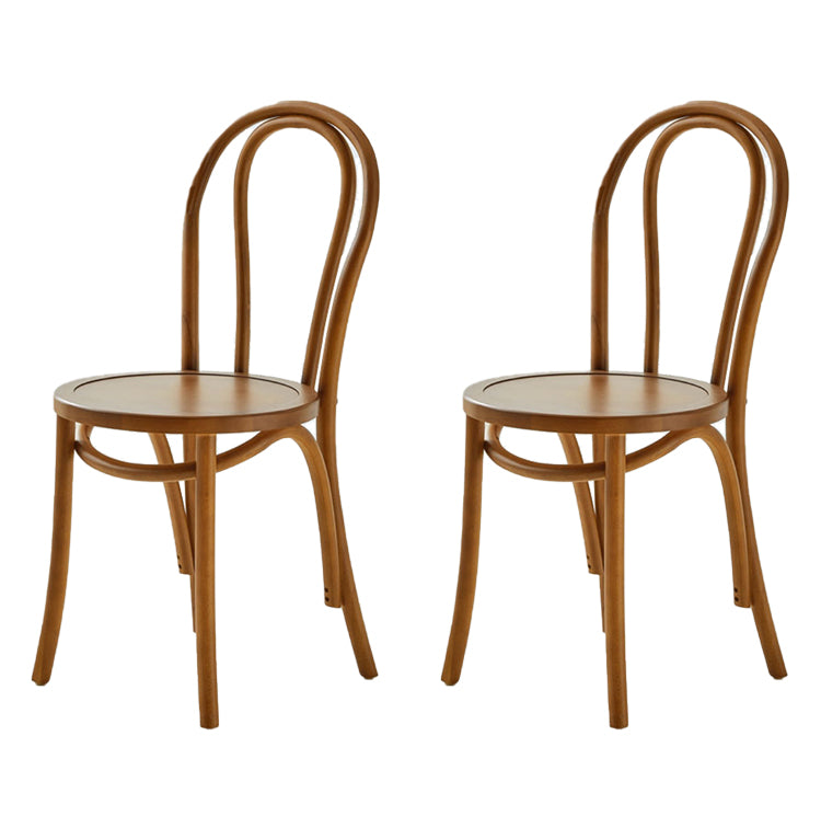 Moderne Küchen -Esszimmer Birch Holzstuhl Windsor Back Side Stühle Set Set