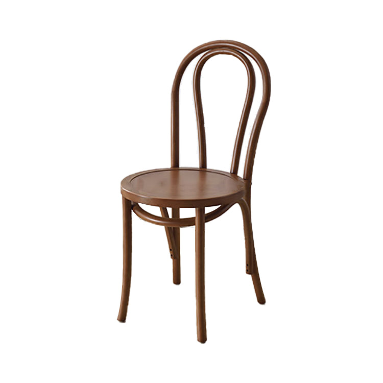 Moderne Küchen -Esszimmer Birch Holzstuhl Windsor Back Side Stühle Set Set