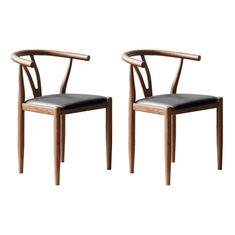 Nordic Style Metal Dining Armstuhl PU Leder Esszimmerstühle für den Heimgebrauch
