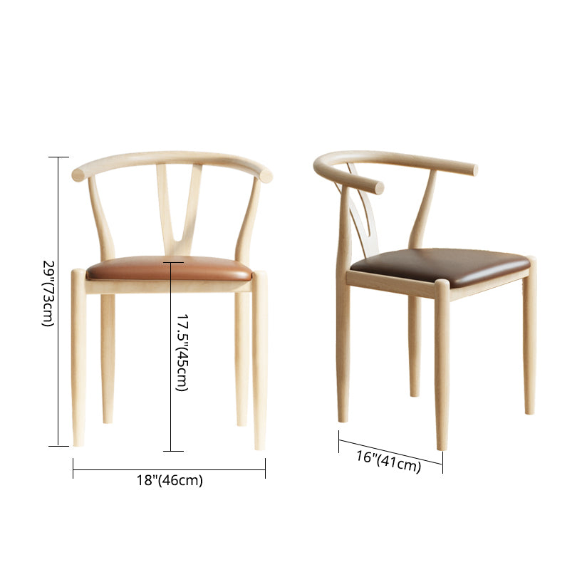 Nordic Style Metal Dining Armstuhl PU Leder Esszimmerstühle für den Heimgebrauch