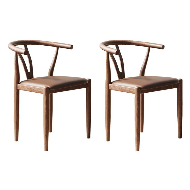 Nordic Style Metal Dining Armstuhl PU Leder Esszimmerstühle für den Heimgebrauch