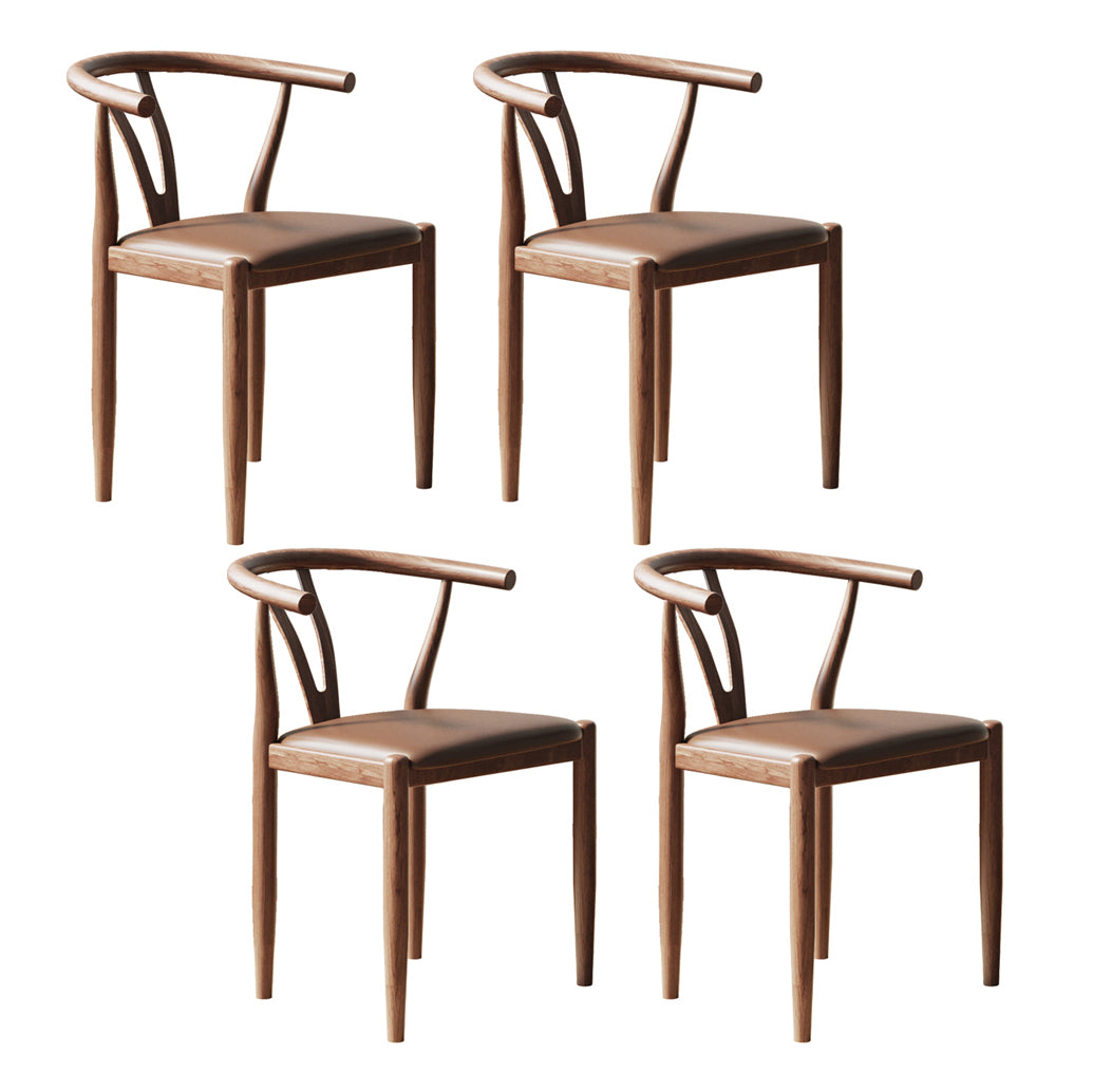 Nordic Style Metal Dining Armstuhl PU Leder Esszimmerstühle für den Heimgebrauch
