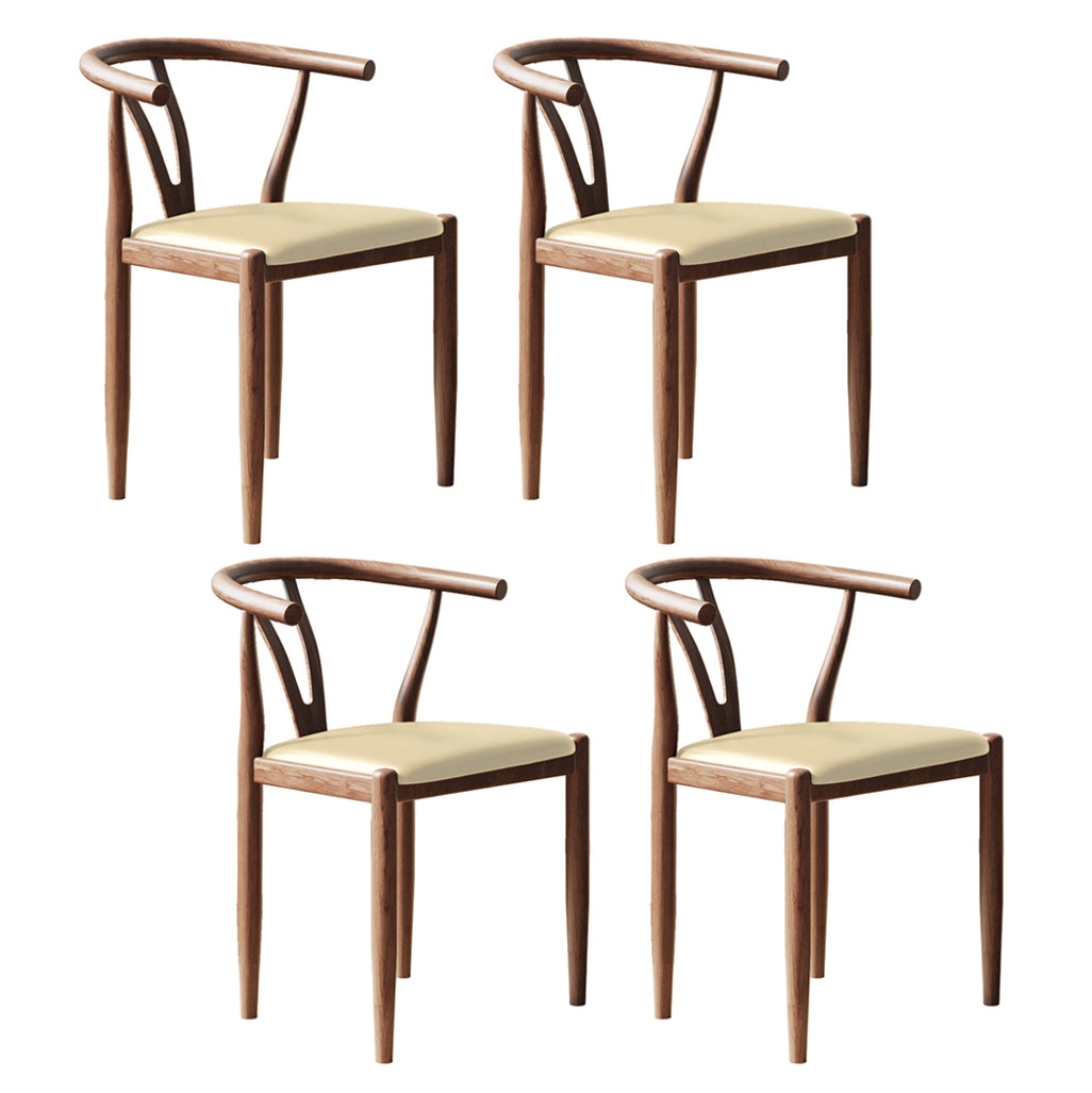 Nordic Style Metal Dining Armstuhl PU Leder Esszimmerstühle für den Heimgebrauch