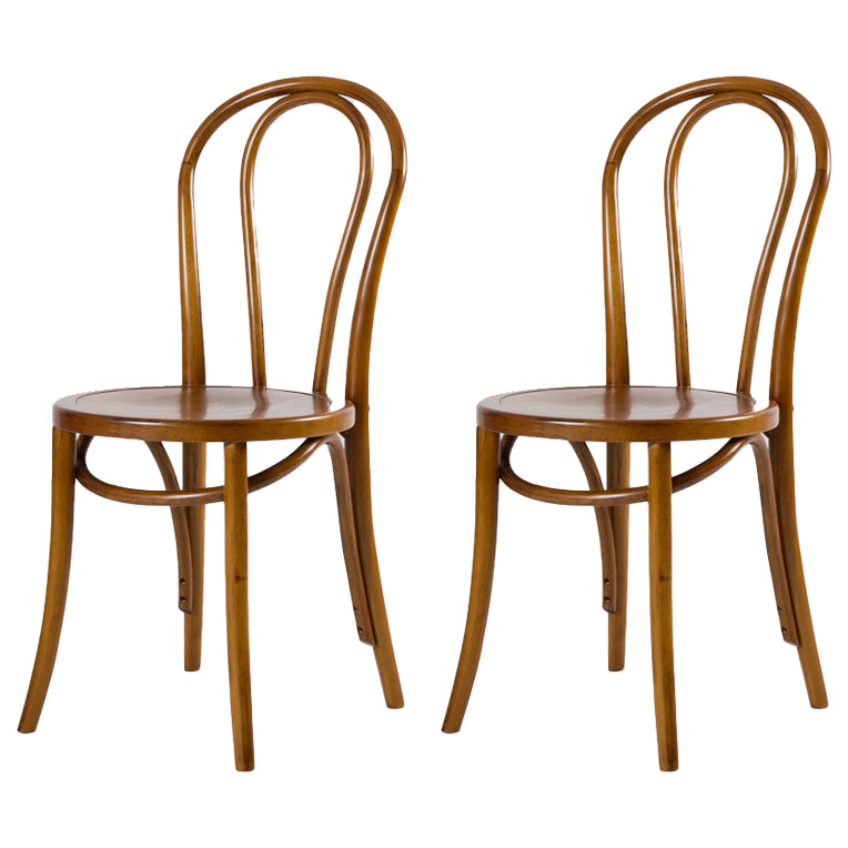 Französischer moderner Stil Massivholz Esszimmerstühle Set Windsor Back Side Stuhl