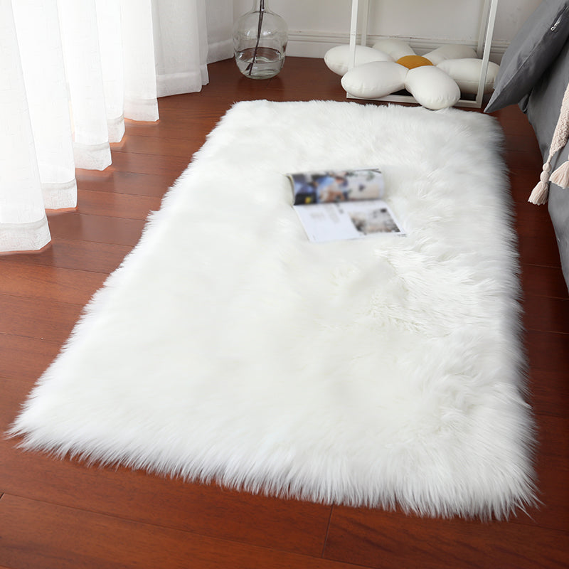 Funky Simplicity Shag Rug Comfort Solid Area Carpet Polypropylene Washable Rug for Home Decoration