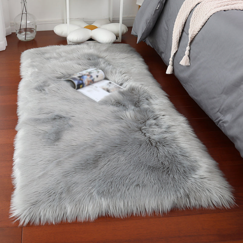 Funky Simplicity Shag Rug Comfort Solid Area Carpet Polypropylene Washable Rug for Home Decoration