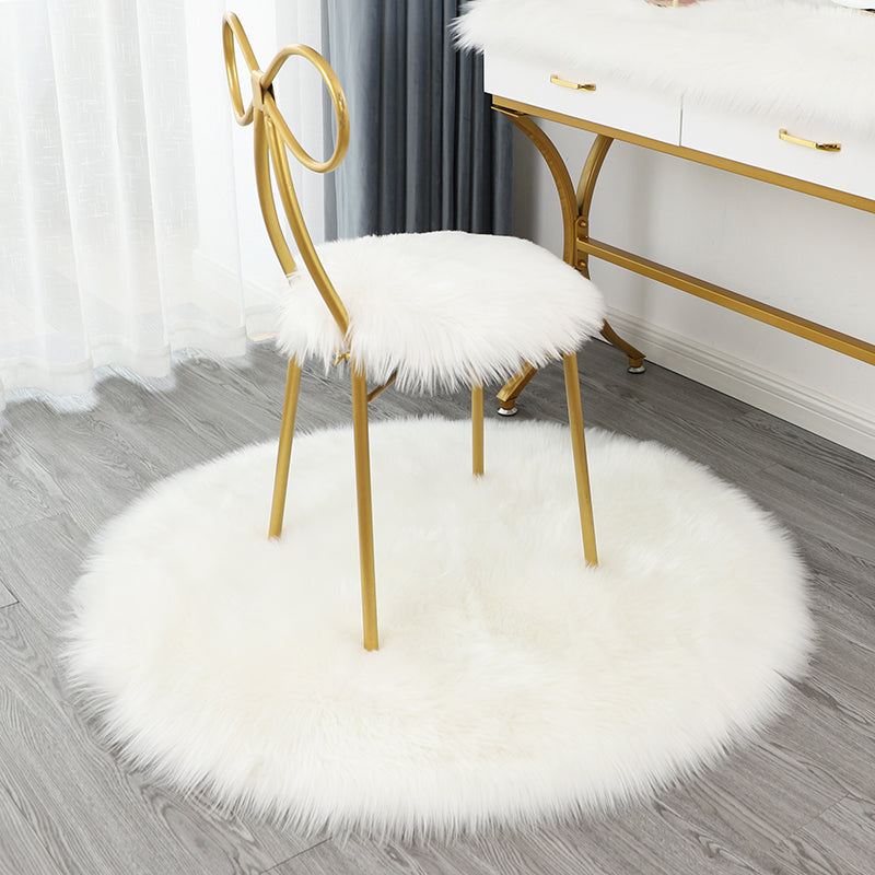 Simplicité tapis rond décontracté