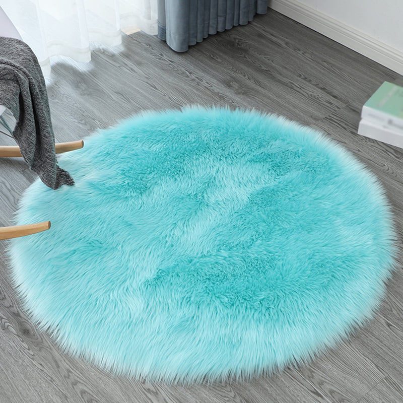 Simplicité tapis rond décontracté