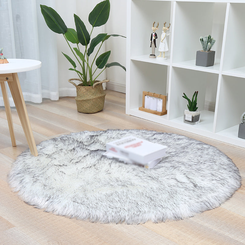 Simplicité tapis rond décontracté