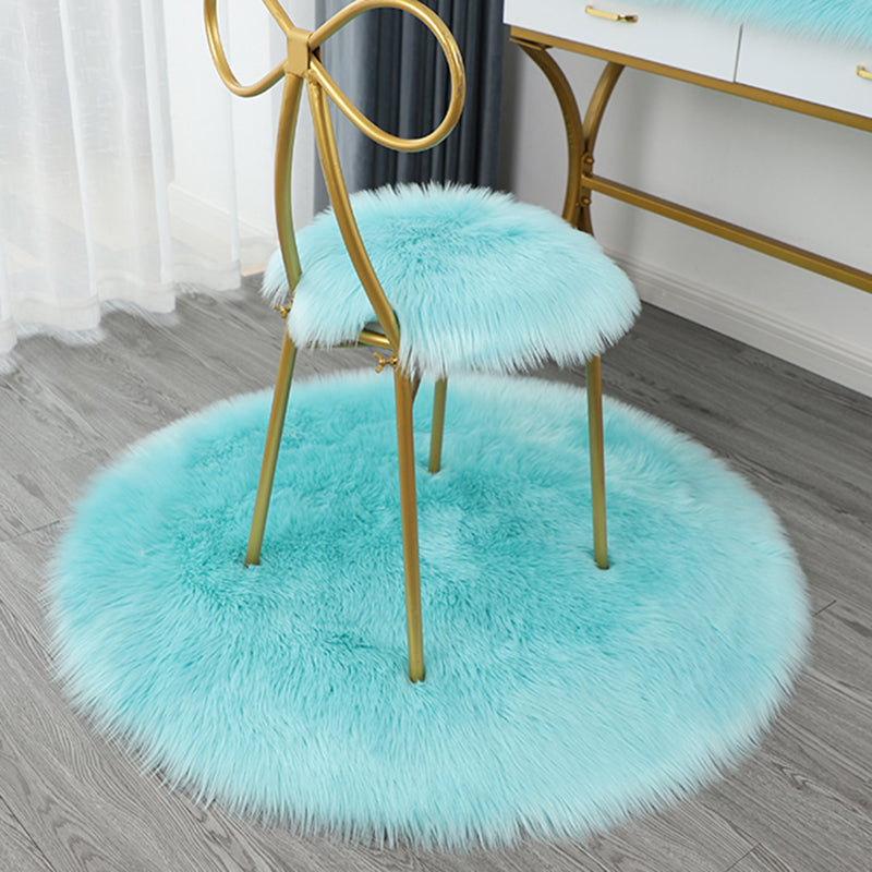 Simplicité tapis rond décontracté