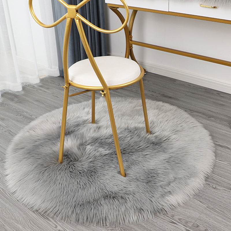 Simplicité tapis rond décontracté
