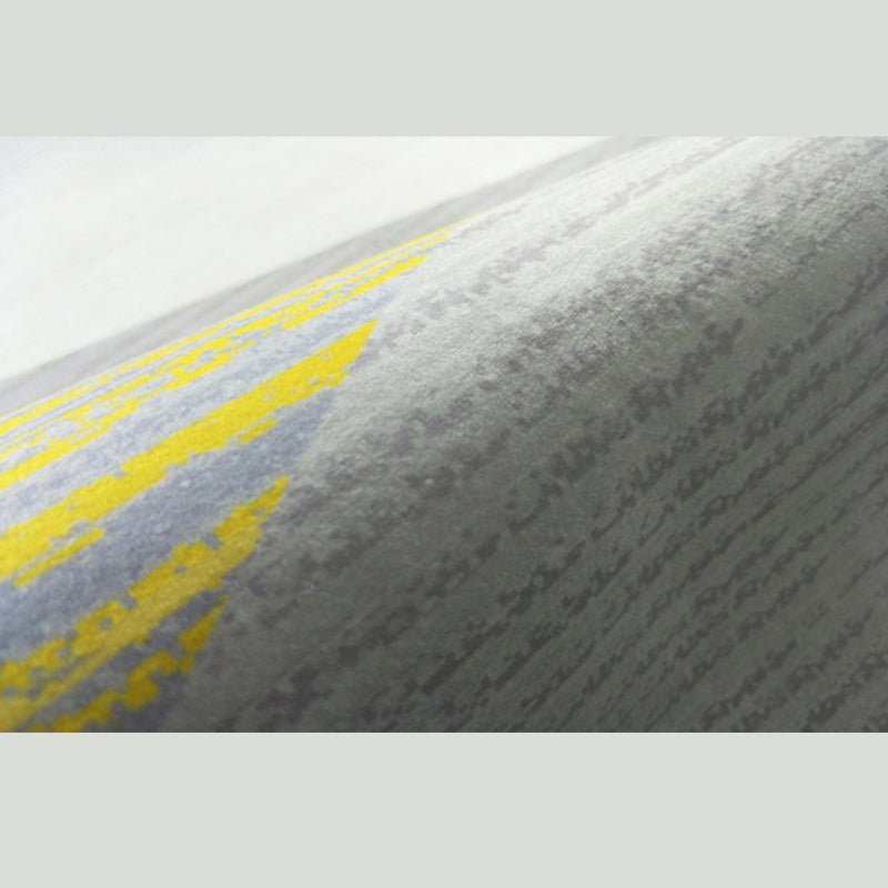 Mehrfarbiger Einfachheitsteppich aus Polyester mit geometrischen Linien, Innenteppich, schmutzabweisender Teppich für die Inneneinrichtung