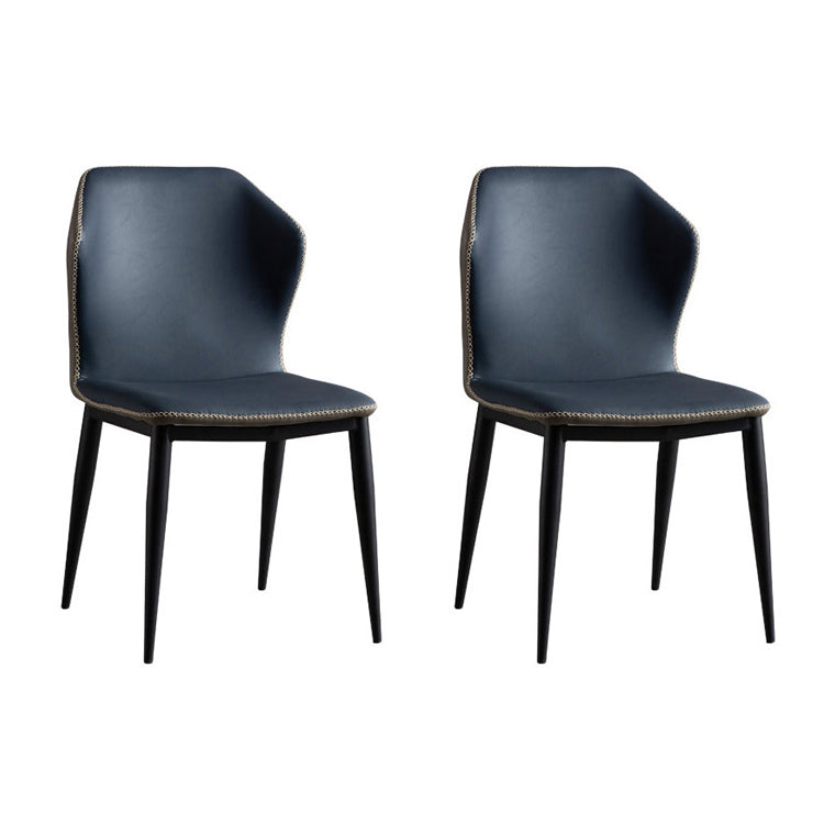 Moderner Stil mit gepolsterter Seitenstuhl Wingback Parsons Stuhl für den Heimgebrauch