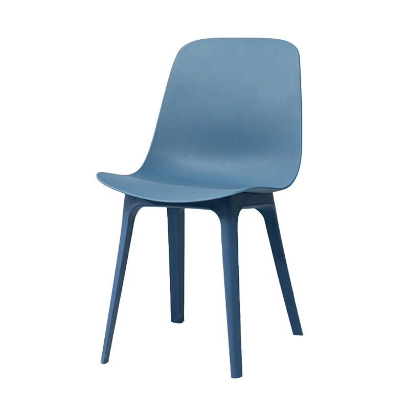 Zeitgenössischer Stil Plastik Essnetzstuhl Esszimmer Armless Stuhl