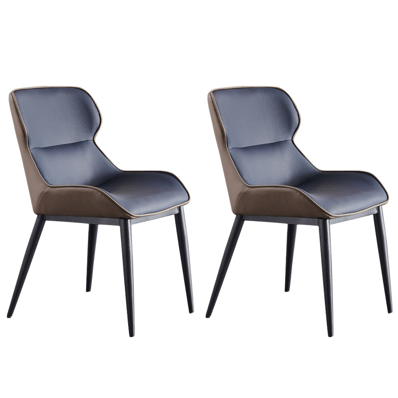 Nordic Style Leder Esszimmerstuhl Wingback Armstuhl für den Heimgebrauch