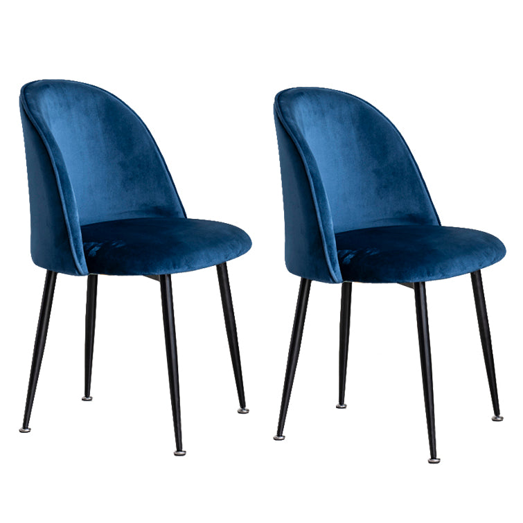 Glam Style 16.5'' Wide Dining Room Chair Solid Back Side Chair with 4 Legs for Home Use