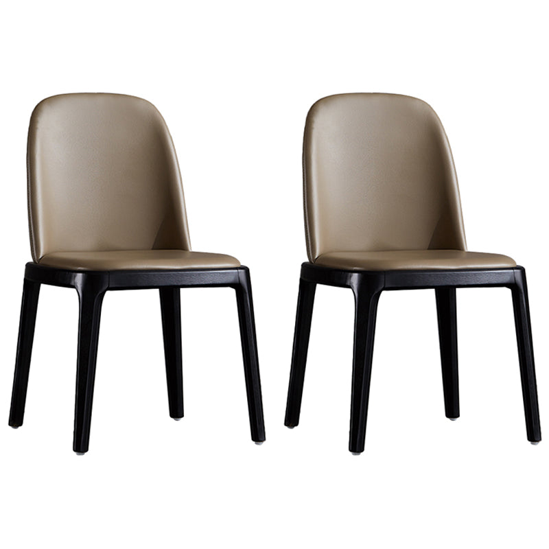 Chaise rembourrée de style contemporain de 16 po de large, chaise Parsons pour la maison