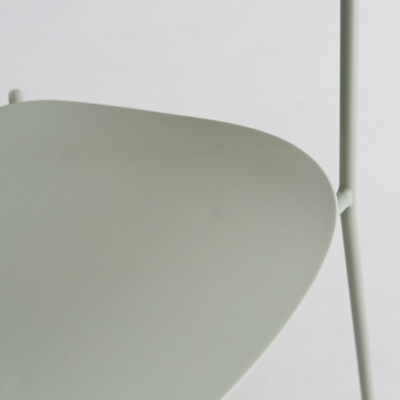 Fauteuil de salle à manger à dossier ouvert industriel, fauteuil de salle à manger mental de cuisine