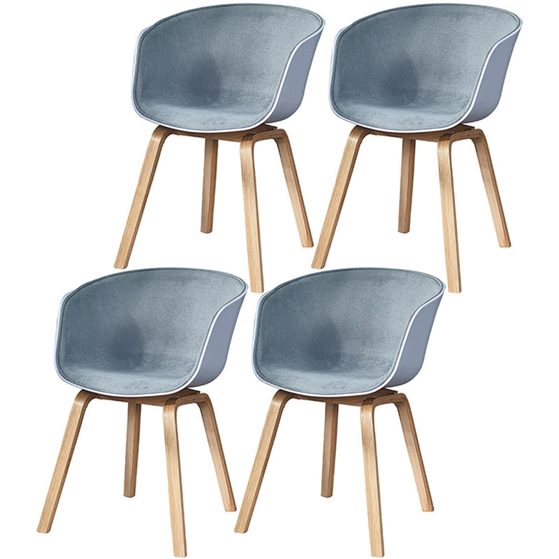 Fauteuil de salle à manger à dossier solide blanc moderne, fauteuil de cuisine en bois