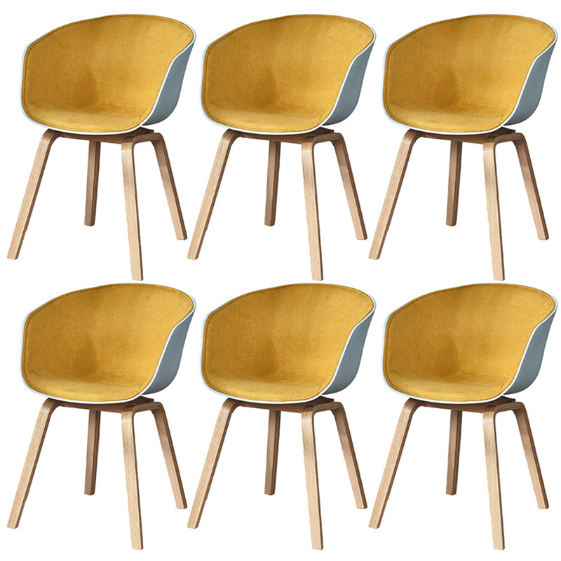 Fauteuil de salle à manger à dossier solide blanc moderne, fauteuil de cuisine en bois
