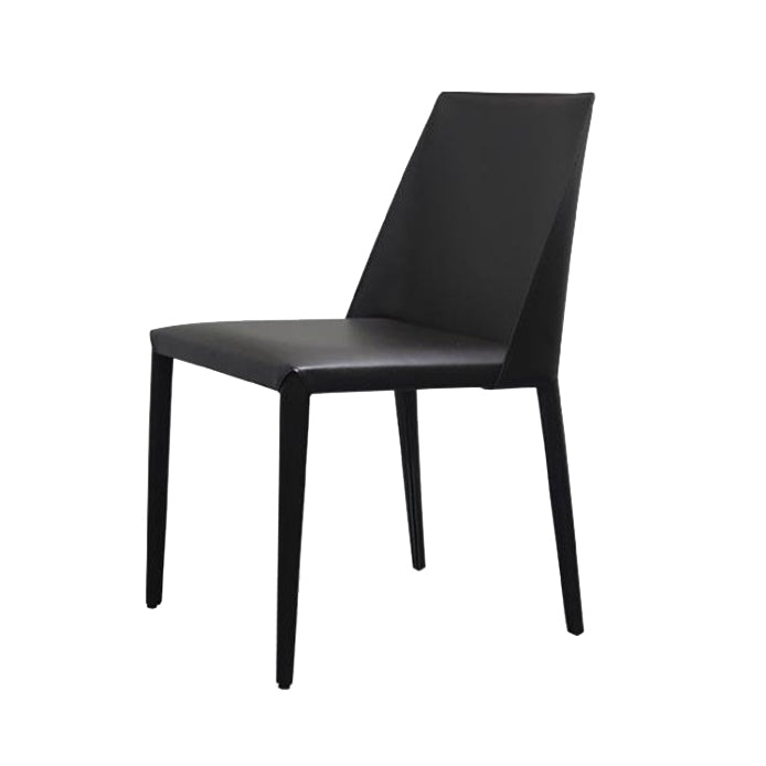 Chaise de salle à manger moderne de 18 po de large, à dossier solide, avec 4 pieds, pour un usage domestique