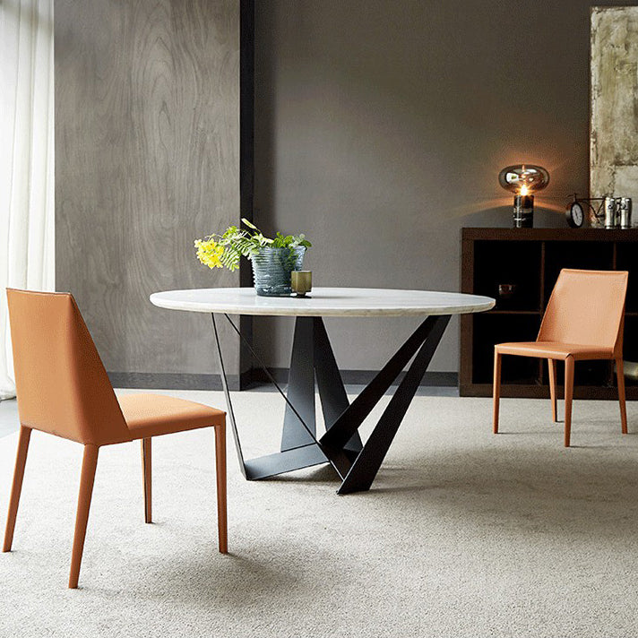 Chaise de salle à manger moderne de 18 po de large, à dossier solide, avec 4 pieds, pour un usage domestique