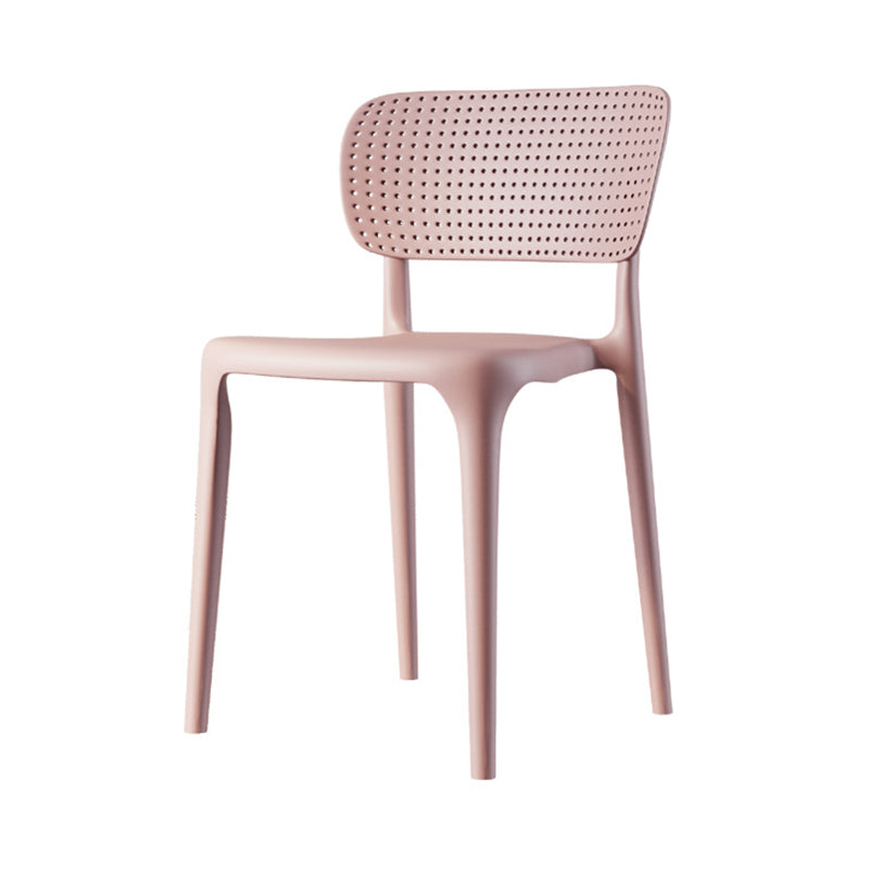 Chaise de restauration en plastique contemporain 16.5 '' Chaise latéral ouverte de grande envergure pour un usage domestique