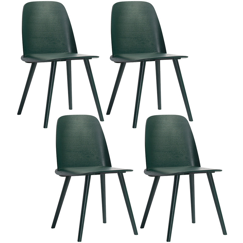 Chaise d'appoint en bois de style scandinave, chaise d'appoint multicolore pour salle à manger