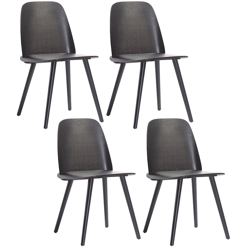 Chaise d'appoint en bois de style scandinave, chaise d'appoint multicolore pour salle à manger