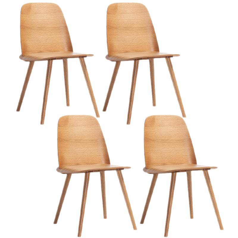 Chaise d'appoint en bois de style scandinave, chaise d'appoint multicolore pour salle à manger