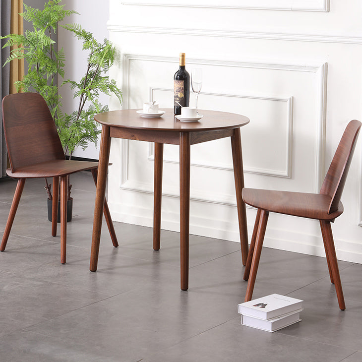 Chaise d'appoint en bois de style scandinave, chaise d'appoint multicolore pour salle à manger