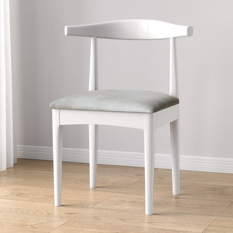 Les chaises de salle à manger de cuisine de style moderne ouvrent l'ensemble de chaise latérale de salle à manger arrière