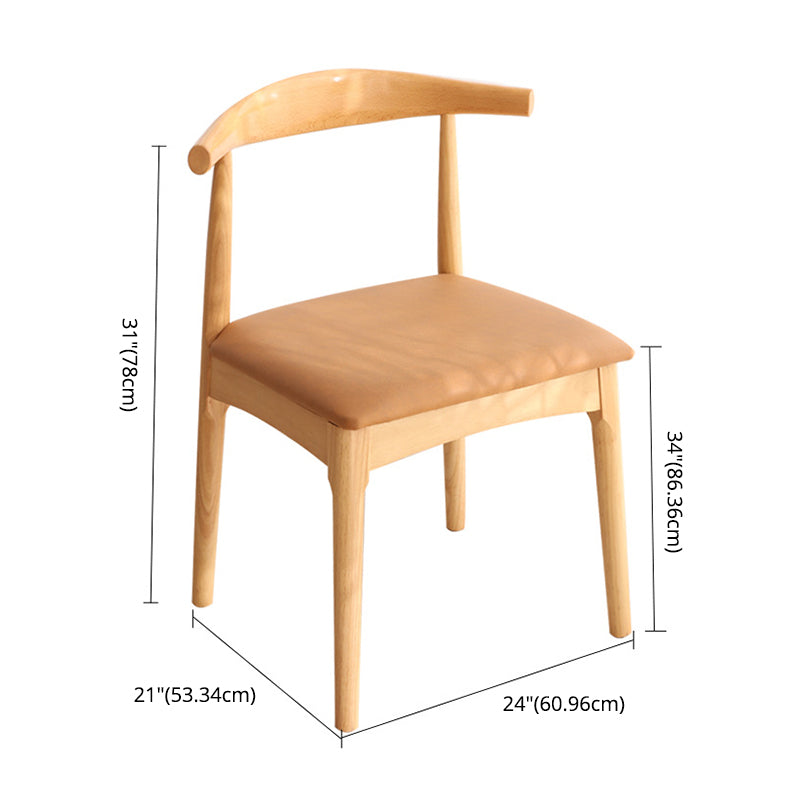 Les chaises de salle à manger de cuisine de style moderne ouvrent l'ensemble de chaise latérale de salle à manger arrière