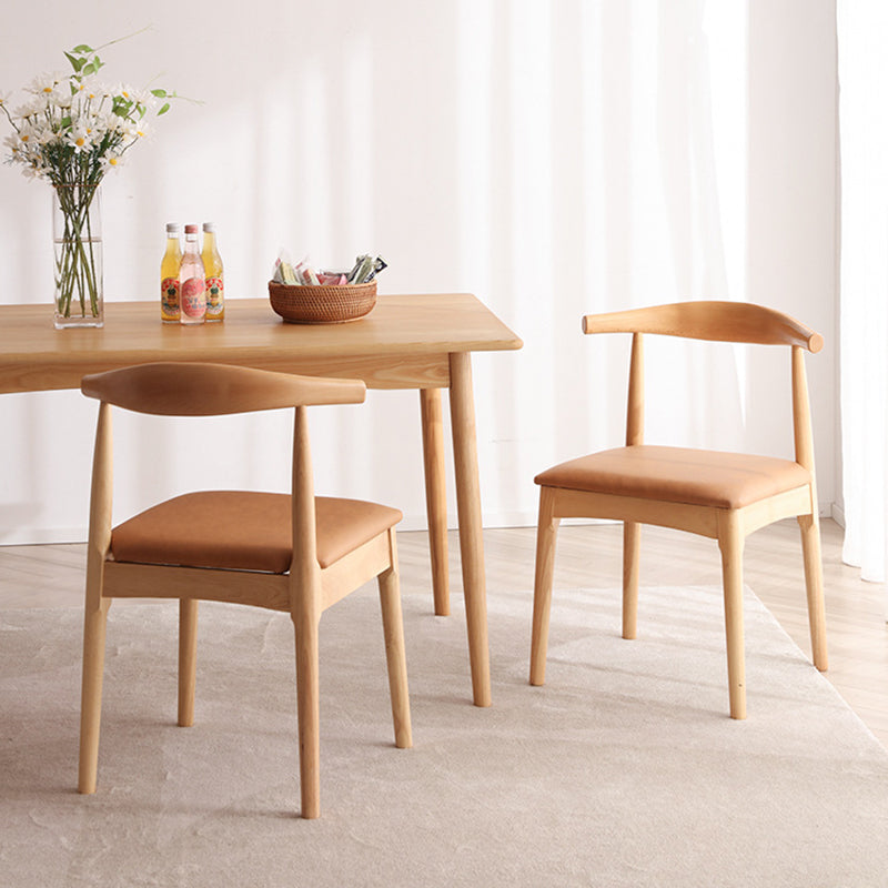 Les chaises de salle à manger de cuisine de style moderne ouvrent l'ensemble de chaise latérale de salle à manger arrière